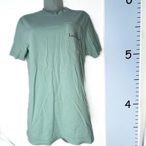 Lauren James Pale Green w/Pineapple "Southern Hospitality" Logo Tshirt Medium‎